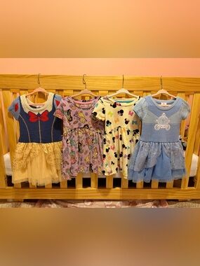 2T Disney inspired girls dresses